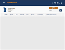 Tablet Screenshot of icchoir.org